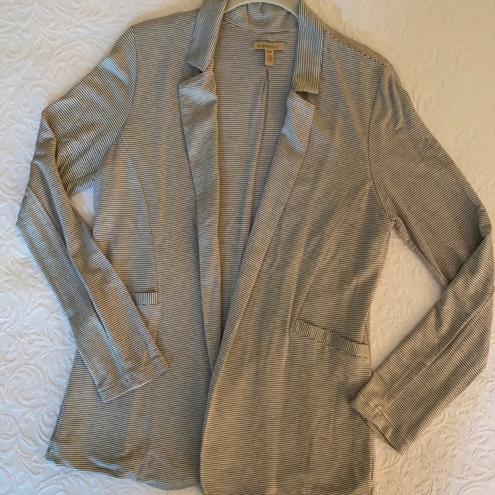 Casual Striped Blazer
